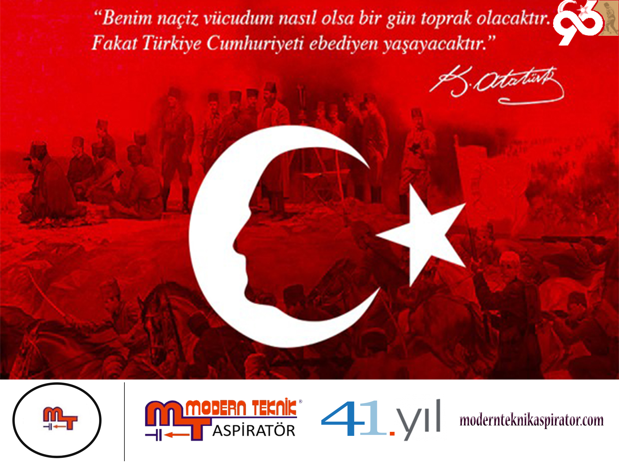 29 Ekim Cumhuriyet Bayramımızın 96.Yılı Kutlu Olsun