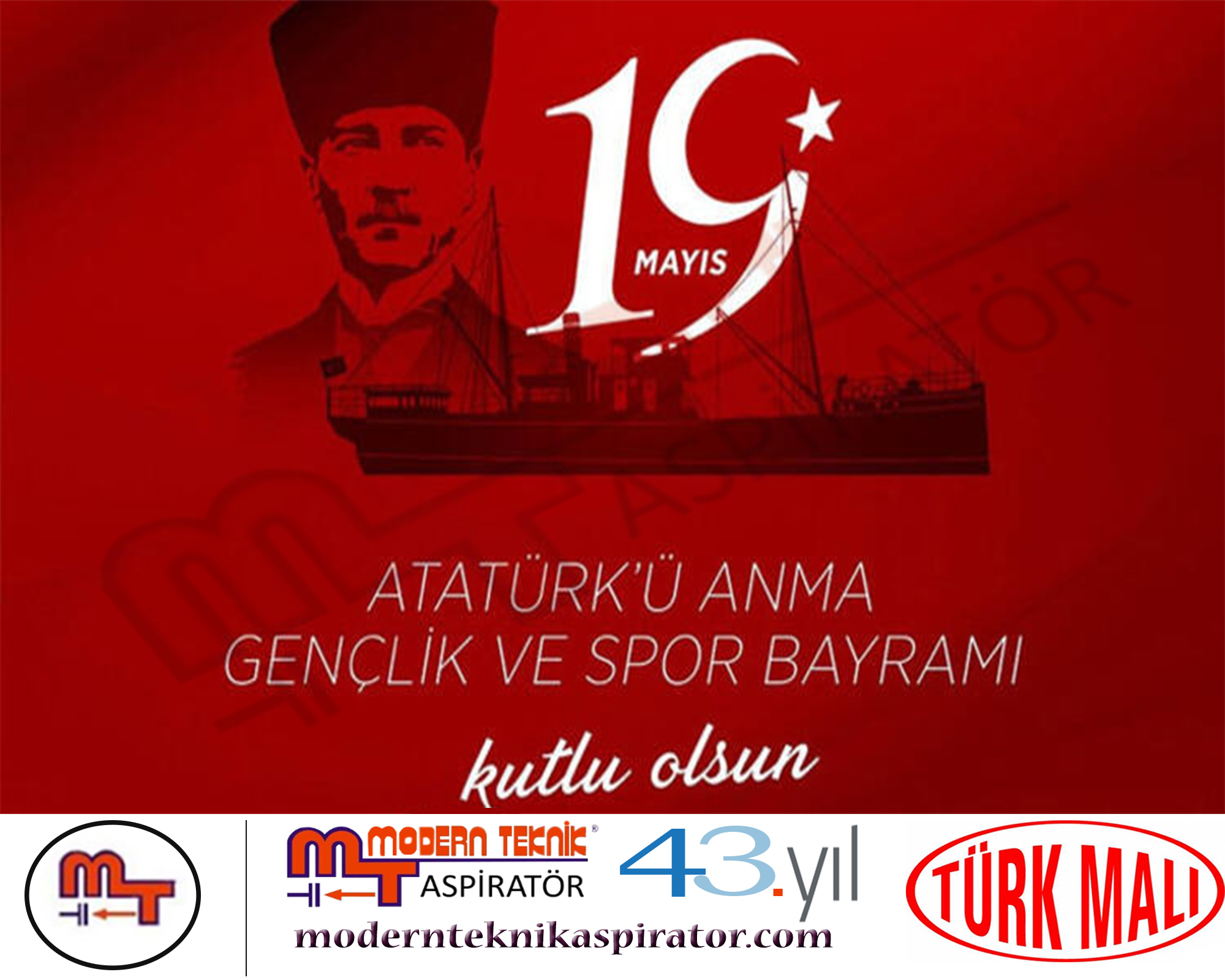 19 Mayıs Atatürk'ü Anma, Gençlik ve Spor Bayramı..