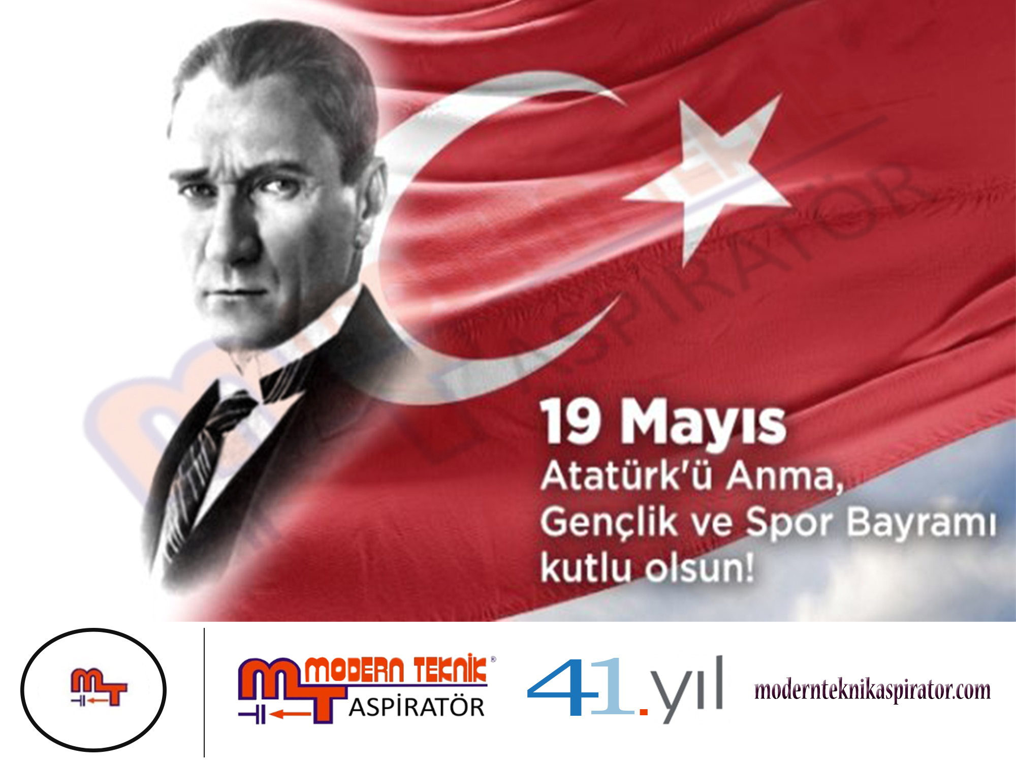 19 Mayıs Atatürk'ü Anma, Gençlik ve Spor Bayramı Kutlu Olsun