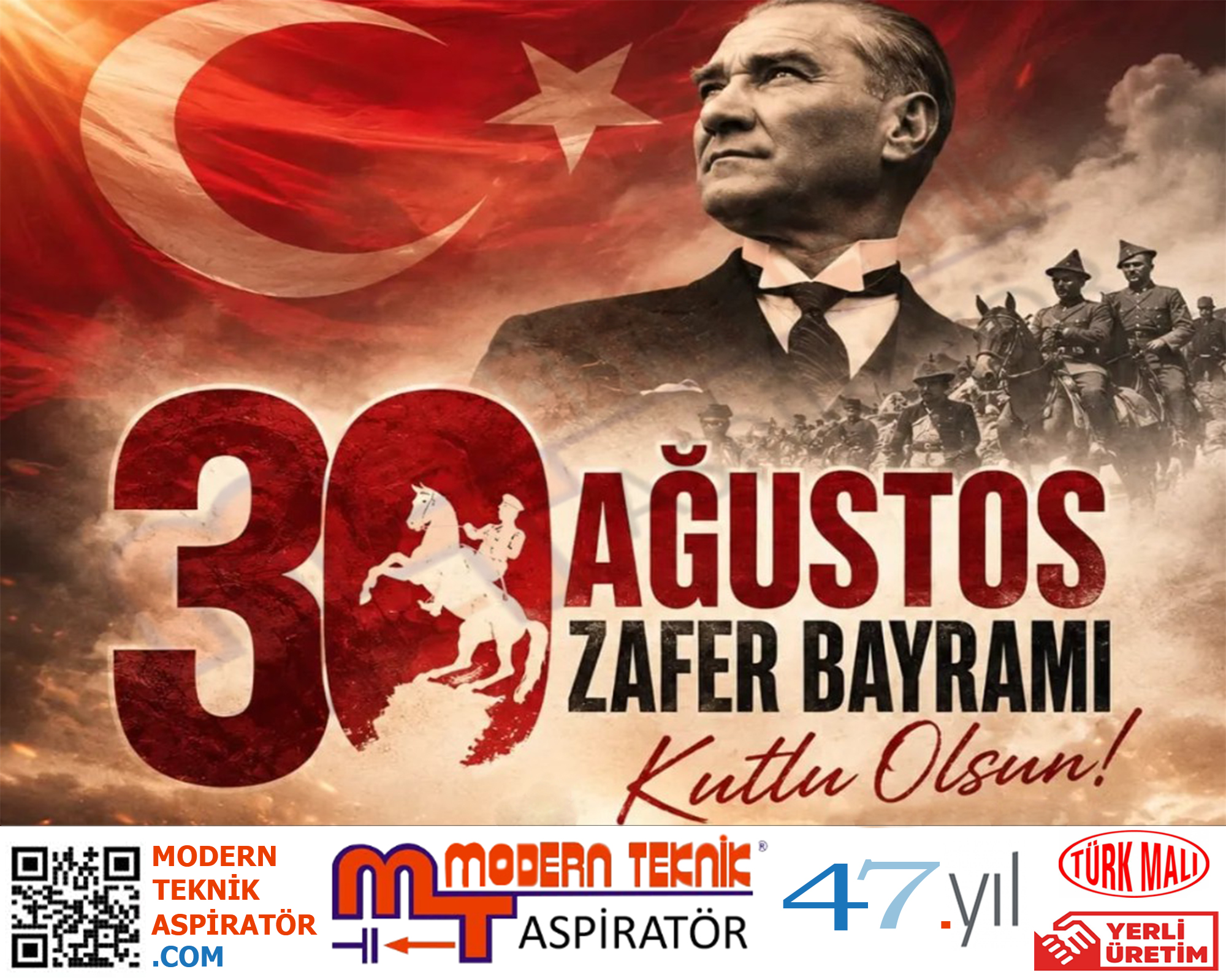 30 AĞUSTOS ZAFER BAYRAMI KUTLU OLSUN